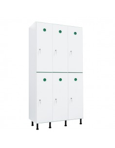 taquillas PVC 6 puertas 3...